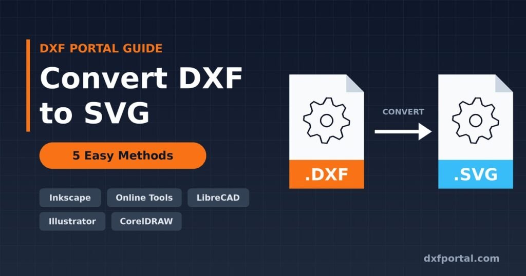 Convert DXF to SVG 5 Easy Methods (Free and Paid)